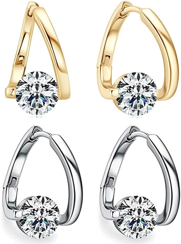 Halolux Lymphvity Germanium Earrings, 2 Pairs Lymphvity Germanium Earrings for Women(2 Colors)