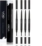 VOID Homme Gray Beard Pencil Filler for Men, Set of 4 - Instantly Covers Bald Spots & Thinning Hair, Waterproof, Sweat & Smudge-proof, Undetectable Hair Loss Solution for Gray Beards, Natural Look
