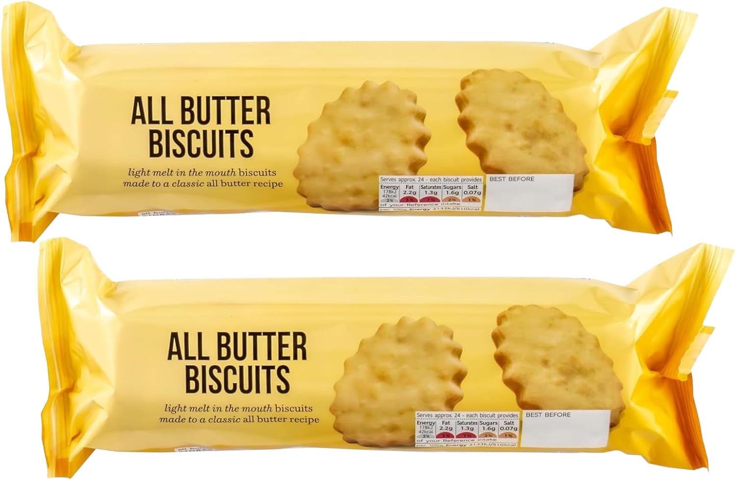 M&S All Butter Biscuits 200g Pack Of 2 M&S Foods