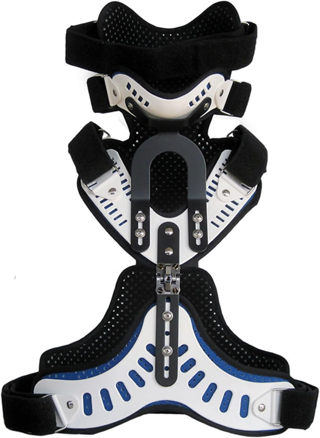 SFKLYU Orthosis Cervical Thoracic Halo Brace, Head Neck Chest Orthosis Adjustable Cervical Thoracic Orthosis Comprehensive Securing,C