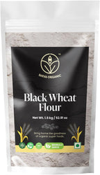Shiva Organic Black Wheat Atta - 1.5 kg | High Fiber, Low Gluten Ancient Grain with Abundant Bran