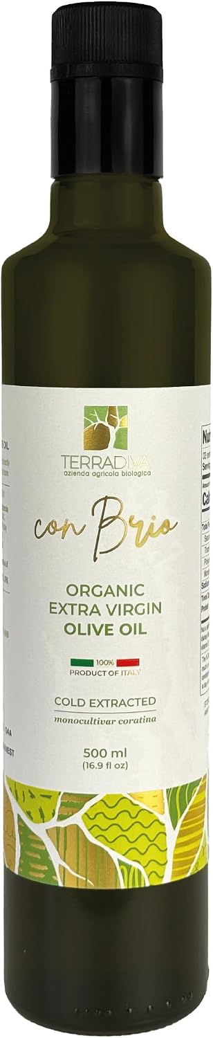 WellEatable Ultra High +1,500 mg/kg Polyphenol Rich Olive Oil, 2025 NYIOOC Gold, Early Harvest, Organic Extra Virgin Olive Oil from Italy, Lab Tested, Cold Extracted for Phenolic Shot, 16.9 fl oz