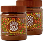 GOOD GOOD No Added Sugar Belgian Choco Hazel Spread - Chocolate Spread with Natural Sweeteners - Gluten Free - Vegetarian Friendly - 12oz / 350g (Pack of 2)
