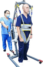 Patient Lift Slings Belt, Standing Walking Aids Moving Assist Hoist Gait Walking Straps Harness Medical Full Body Strap Belt Supports Leg Trainers