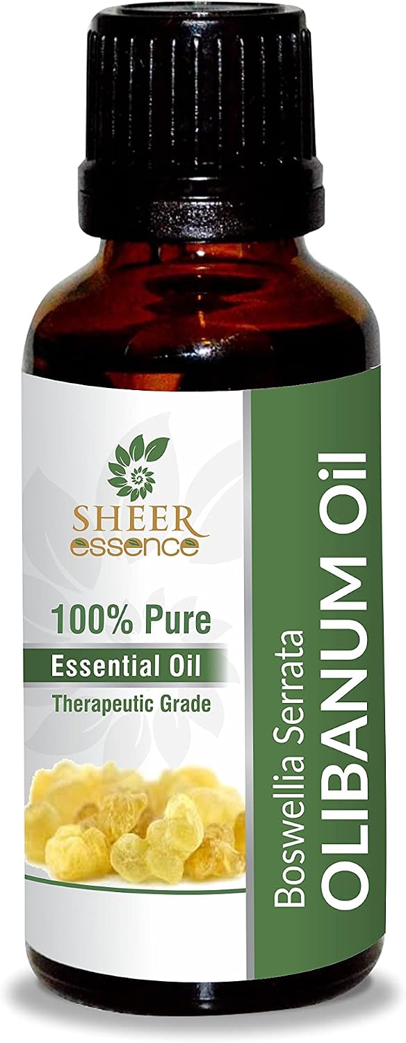 Olibanum Oil 100% Pure Undiluted Natural Uncut Therapeutic Grade Steam Distilled Essential Oils for Skin, Hair and Aromatherapy 500ML