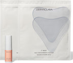 Dermaclara Silicone Patch Stretch Mark Kit - Pregnancy Stretch Mark Prevention, C Section Cover Up Belly Scar, Maternity Skincare, Silicone Gel Sheet, Reusable up to 30 Times - 2 Patches & 1 Cleanser