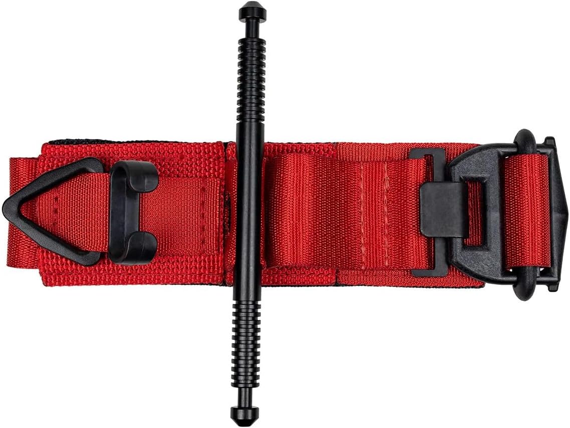 SOF Tourniquet (Generation 5) - Military-Grade Tourniquet for Severe Bleeding Control. Exclusive Tourniquet of the American Red Cross® (Red), TacMed Solutions