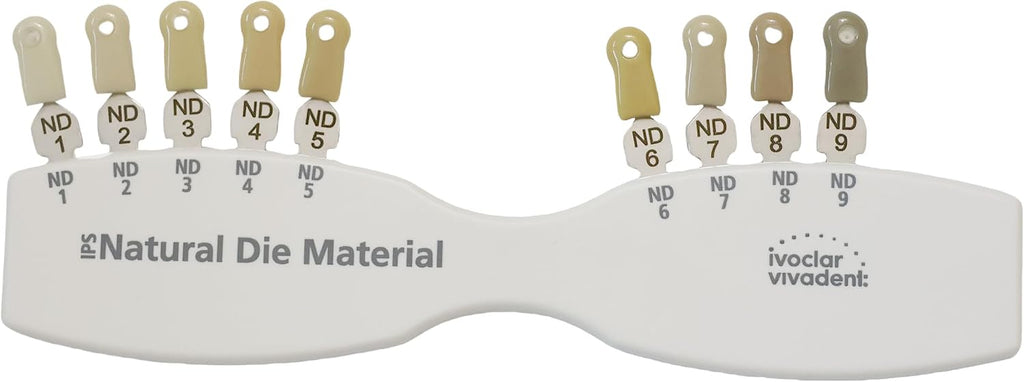 Dental Shade Guide 5 4 Colors | Teeth Whitening Shade Guide | IPS Natural Die Porcelain Veneer Color Guide