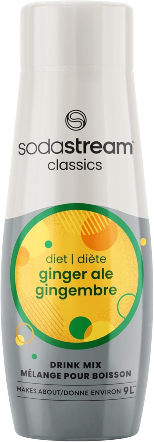 SodaStream Diet Ginger Ale Syrup, 14.8 Fluid Ounce