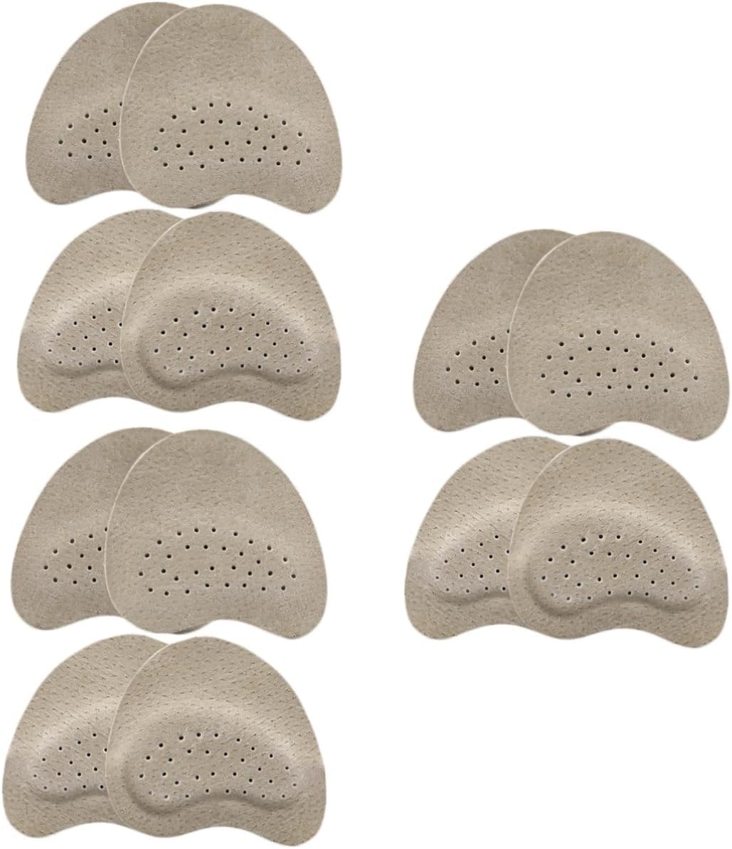 Gatuida 6pairs Forefoot Cushioning Pads Self-Adhesive High Heel Insoles for Comfortable Walking Breathable and Sweat-Absorbing Design for High Heel and Sandal Use