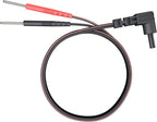 iStim 45" Lead Wires Replacement for TENS/EMS/IF Electrodes Units Pads /∅2mm pin Cable connectors (2 Pieces)