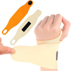 2PCS Wrist Brace, Elastic Wrist Wrap Compression Straps Brace for Carpal Tunnel Relief, Adjustable Hand Supports & Splints for Sleeping Work, Fit Left or Right Hand - Skin Tone