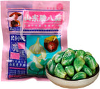 腊八蒜 翡翠绿蒜 新鲜大蒜Laba Garlic Emerald Green Garlic,Sweet and Sour Garlic,Shandong specialty Pickled Pickles Fresh pickled garlic Pickles, condiments Side dish醋泡蒜 (260g/bag,1pcs)