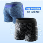 Carer Men’s Incontinence Underwear, Washable Reusable Breathable Leak Proof Underwear for Men Boxer Briefs for Bladder Leakage, 80ml Absorbent Pad Breathable Waterproof 3 Pack, 3X-Large