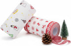 Christmas Kitchen Paper Towels:Disposable Cleaning Towels Xmas Kitchen Tissue Highly Absorbent Hand Towels for Holiday Kitchen Business Resturant (2 rolls)