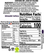 Blackberry Reàl Infused Exotics, Blackberry Puree Infused Syrup, 16.9 FL OZ Squeezable Bottle (Pack of 3)
