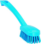 Vikan 30883 Brush,Utility,Medium,10.2",PP/PBT,Blue