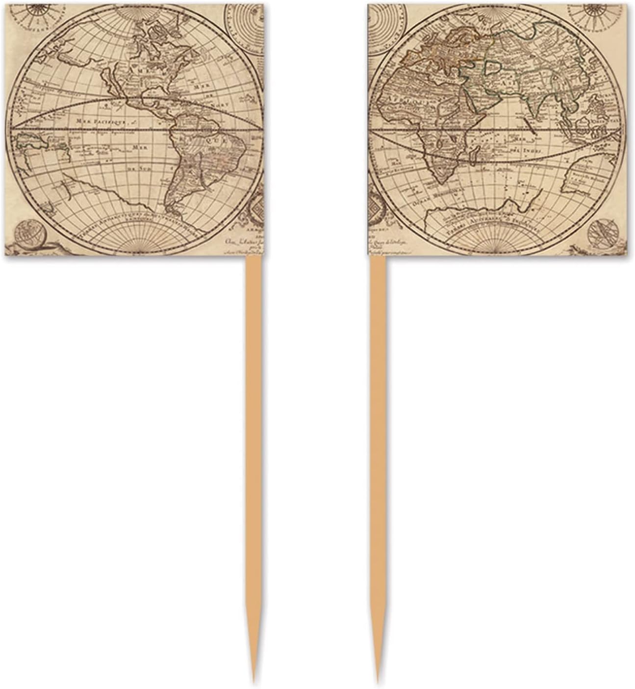 Beistle 60349 2.5 in. Around The World Picks - Pack of 12