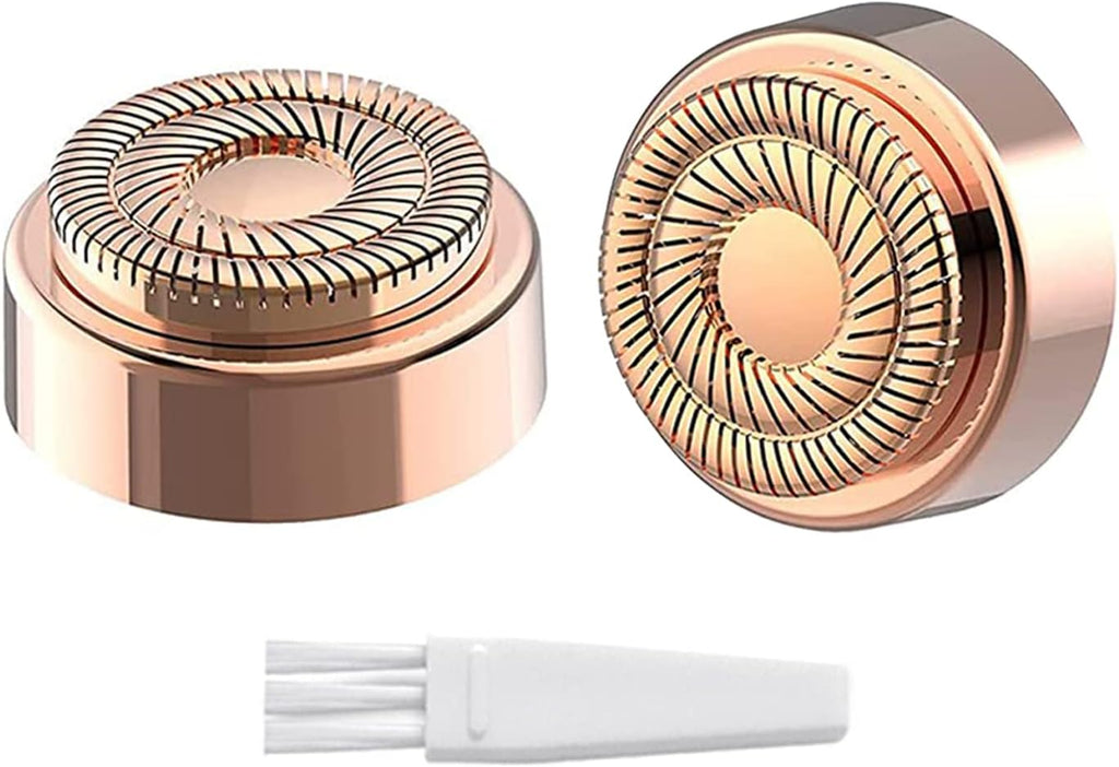 Facial Hair Remover Replacement Heads Gen 2 for Flawless Finishing Touch, Double Ring Blades Compatible with Flawless Generation 2 Devicce
