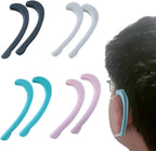 4Pair Mask Ear Protector Reusable Protector Hook Reduces Pain When Wearing Protectors Anti-Slip Earloop Relieve Discomfort Earmuffs Grip mask Lanyard Cap Soft Silicone Face Cover Hook for Kid Adults