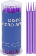 Touch Up Paint Brushes for Automotive Paint Chip Repair Disposable Micro Applicators (S:1.5mm, Purple)-100 Pieces