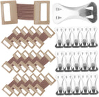 FRCOLOR Aluminum Buckle Bandage Body Wrap Elastic Bandage Wrap Replaceable Metal Clips Portable Fixing Clips for Injured Area