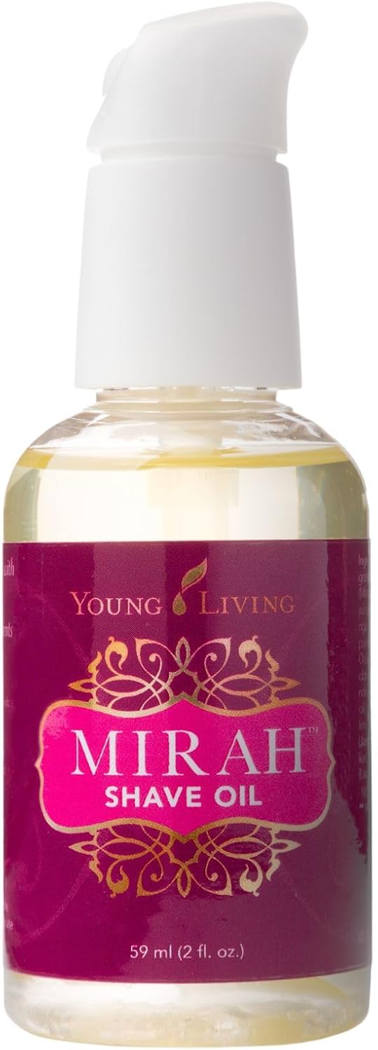 Young Living Mirah Shave Oil - Luxurious Shaving Blend for Silky Smooth Skin - Razor Bump Prevention - Premium Essential Oil - Meadowfoam & Exotic Baobab - 2 oz