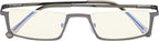 CessBlu Blue Light Filter Glasses Men Women Reading Computer Half-rim Reader Eyeglasses