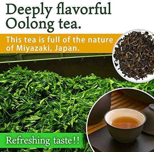 YAMASAN KYOTO UJI Organic Oolong tea Loose Leaf Tea,100% authentic made in Japan, 100g (3.53Oz)