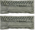 RHINO RESCUE 6" Israeli Style Emergency Bandage, Compression Trauma Wound Dressing, Medical Sterile Vacuum Sealed, Combat Tactical First Aid Kit IFAK Supplies, 2 Count