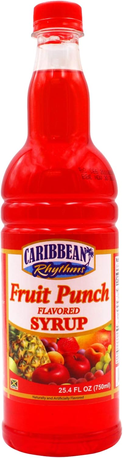 CARIBBEAN RHYTHMS Fruit Punch Syrup, 25.4 Oz