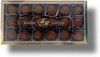 Chocolate Marzipan 18 piece Gift Box 8oz by Bergen Marzipan