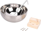 Sauna Bowl Set - Stainless Steel Sauna Essential Oil Bowl for Dry Steam and Aromatherapy - Practical Sauna Accessories