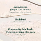 The Body Shop Ginger Scalp Care Shampoo, Dry, Flaky Scalp, With Ginger Root Essential Oil, Scalp Feels Soothed From Dryness, Vegan | 400 mL / 13.5 Oz
