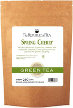 The Republic of Tea Spring Cherry Green Tea, 250 Tea Bag Bulk