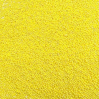 Homipooty Nonpareils Sprinkles Edible Yellow Pearl Sugar Sprinkles 110g/3.88oz 2mm Mini Yellow Pearls Baking Cakes Cupcake Topper and Cake Decorations for Valentines Day Halloween Christmas