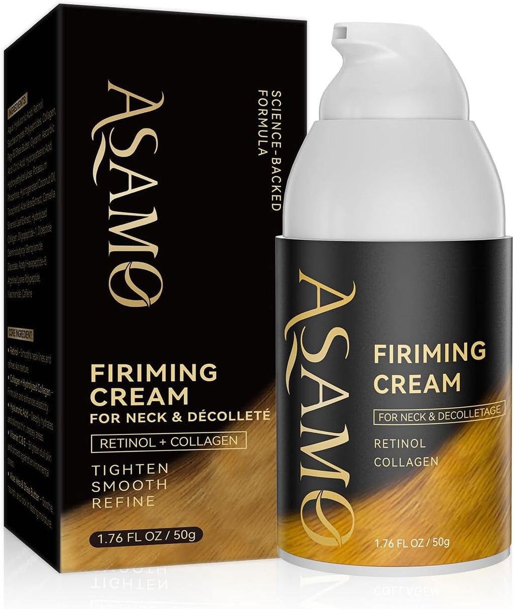 Firming Neck Cream for tightening and firming,Retinol,Collagen & Hyaluronic Acid Cream-Anti-Aging Face Moisturizer for Face,Wrinkle Smoother for Women & Men, 1.76 Fl Oz-260320