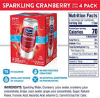 Ocean Spray® Sparkling Cranberry Juice Drink, 11.5 Fl Oz Cans, 4 Count (Pack of 6)