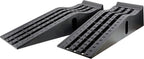 MaxxHaul 50515 6.25" Lift Car Ramps, 2-Pack – 13,000lb GVW, Deep Grooved Surface for Stable Tire Placement, Heavy-Duty, Black