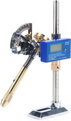 Digital Display Angle Manipulator，Gem Faceting Machine Angle Polishing Handle，High Precision Grinding Faceted Manipulator Jade Jewelry Faceting Machine Faceting Equipment 96 Index Wheel