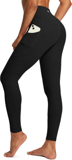 IUGA High Waist Yoga Pants with Pockets, Leggings for Women Tummy Control, Workout Leggings for Women 4 Way Stretch