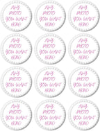 Custom Cupcake Topper Edible Image Your Own Cake Birthday Customize Party Personalized Uncut (2 inches 12/sheet)