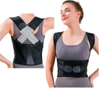 TFAXOG S~XXXL(20~90kg) Posture Corrector for Women、Men，Back Brace Posture Corrector，Comfy、Breathable、Lower Back Pain Relief。(Pink,L-45-60kg)