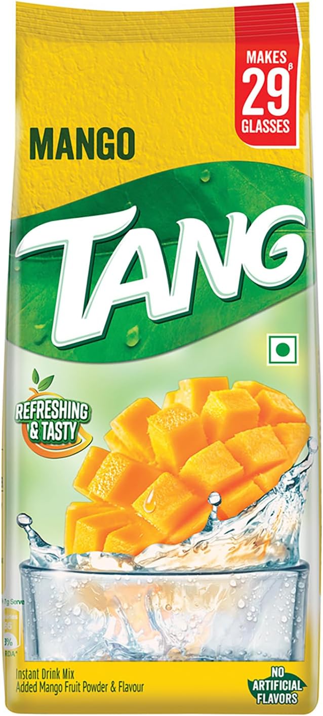 Tang Mango Instant Drink Mix, 500 grams (17.6 oz) pouch - India