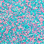 Baby Shower Boy Girl Gender Reveal Pink Blue White Bake in Sprinkle On Confetti Dessert Decoration Toppings for Cake Cookie Cupcake IceCream Donut (Gender Reveal)