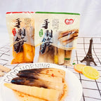 Hand Peeled Bamboo Shoots 200g/bag,Spicy and Crispy Bamboo Shoots with Pickled Peppers,Spicy Chinese Snacks,Fresh Bamboo Shoots with Mountain Peppers,Pickled Vegetables (Mix and match taste,1 pack)