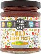 Free & Easy Free From Mild Curry Paste 198g - Pack of 6