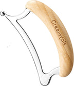 Greenstalk Stainless Steel Gua Sha Muscle Scraper Tool for Muscle Relief, Wooden Massage Tools,Body Guasha Tool, Portable Body Scrapers Tool for Neck, Back, Feet Recovery.