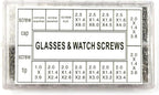 Eyeglass Sunglass Repair Kit Spectacles Repair Kit Stainless Steel Screws with Tweezers Screwdriver Tiny Micro Screws Nuts Assortment for Spectacles Watch (1000Pcs)