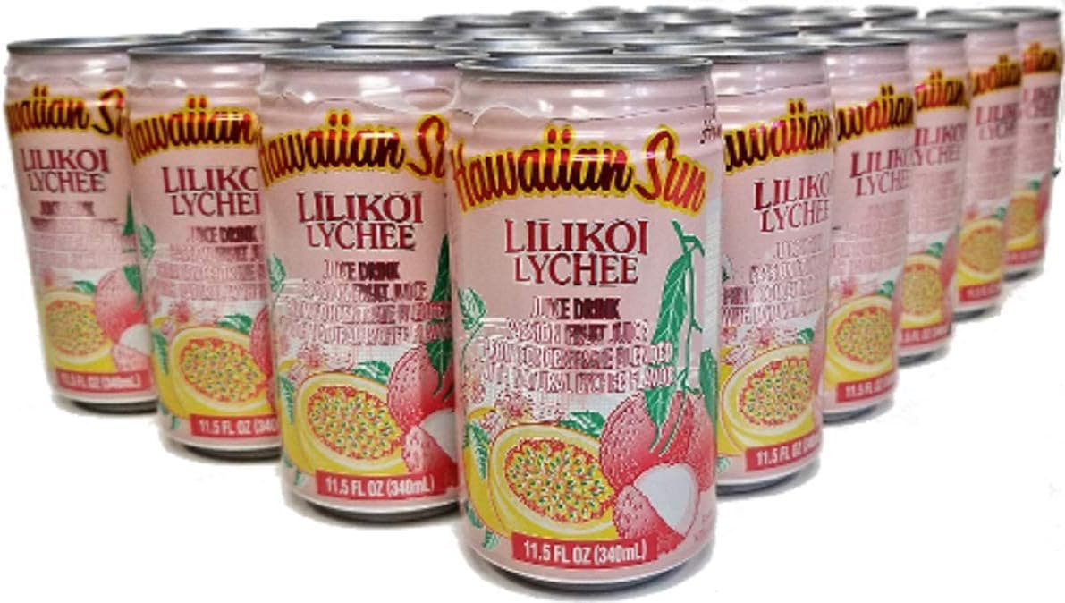 Hawaiian Sun Lilikoi Lychee 11.5 Oz 6pk